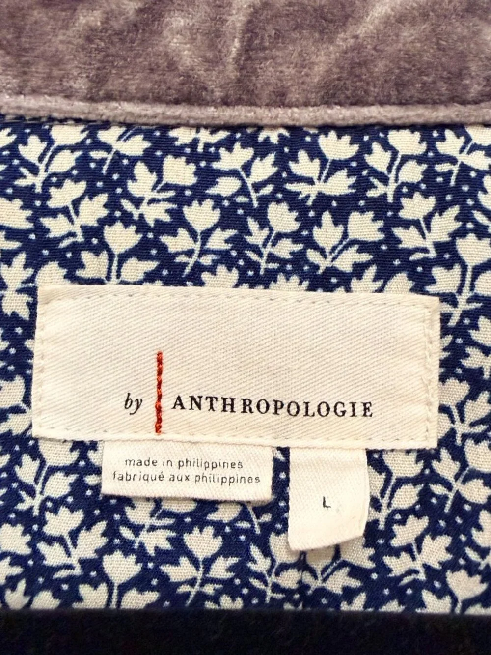 Anthropologie Women's purple/grey Jacket size L